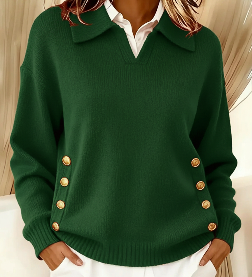 Vynette | Maglione con Collo a Polo