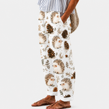 Pantaloni a Fiori Autunnali