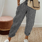 Pantaloni Fluidi Beige