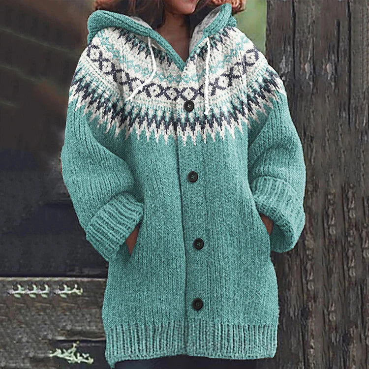 Aya | Cardigan lungo in maglia morbida e calda