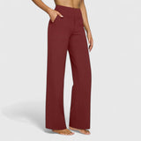 Hilary | Pantaloni Neri a Gamba Larga