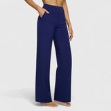 Hilary | Pantaloni Neri a Gamba Larga