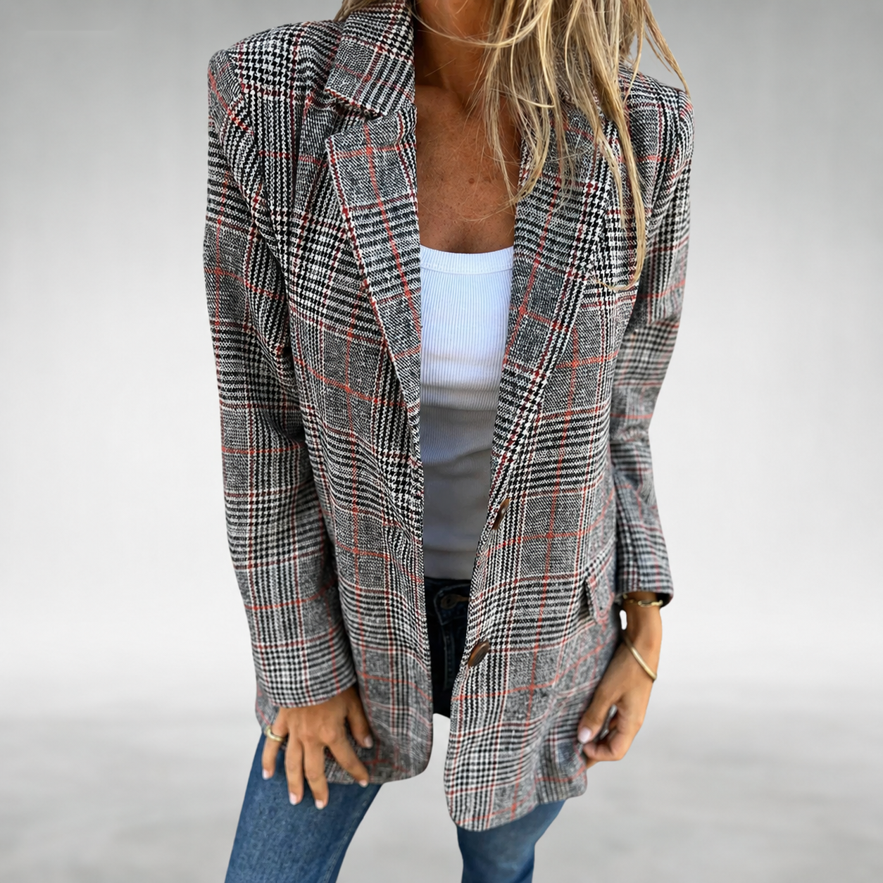 Nora™ Blazer Elegante per Donne
