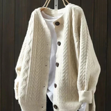 Lorenza | Cardigan in maglia a trecce