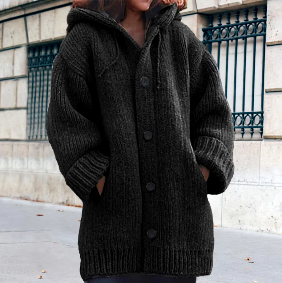 Elizabeth | Cardigan lungo in maglia morbida e calda