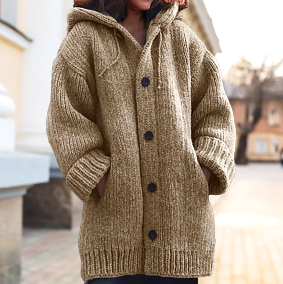 Elizabeth | Cardigan lungo in maglia morbida e calda
