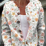 Greta | Cardigan Floreale