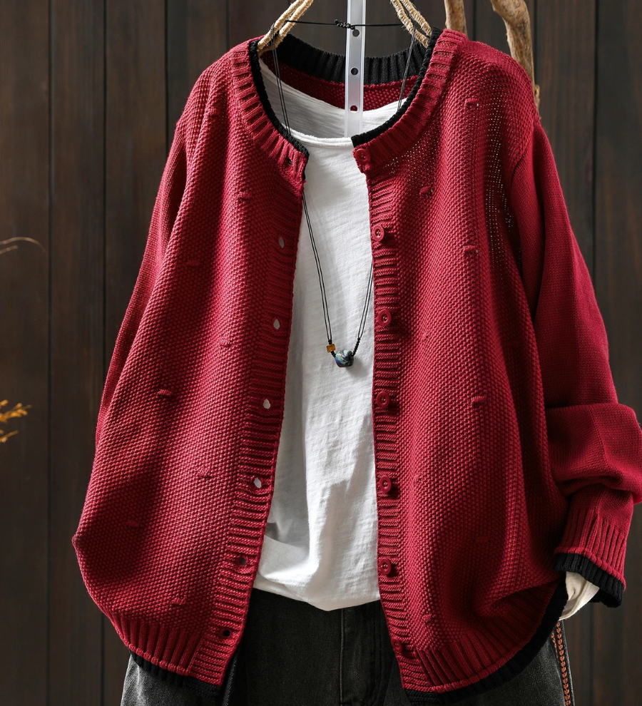 Isolde | Cardigan in maglia lavorata