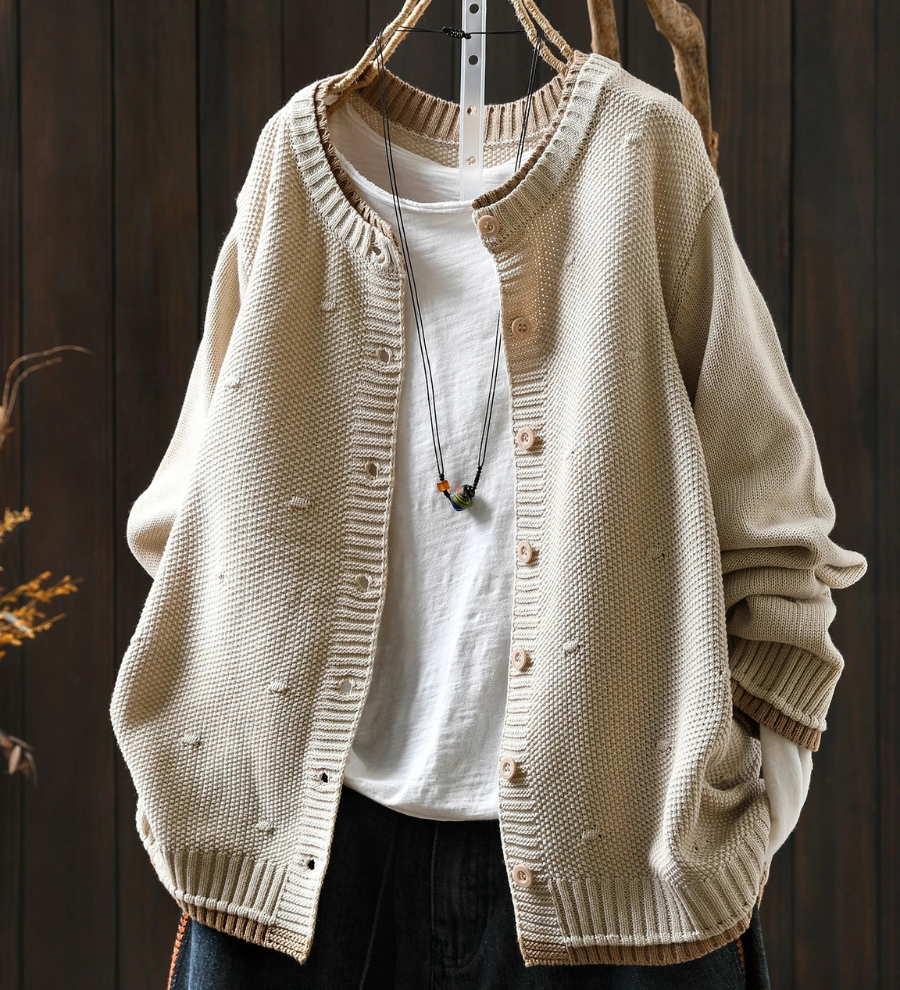 Isolde | Cardigan in maglia lavorata