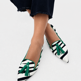 Riane™ | Mocassini Zebra Verdi
