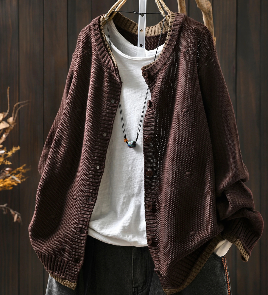 Isolde | Cardigan in maglia lavorata