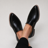 Zofia™ | Mocassini in Patchwork Nero