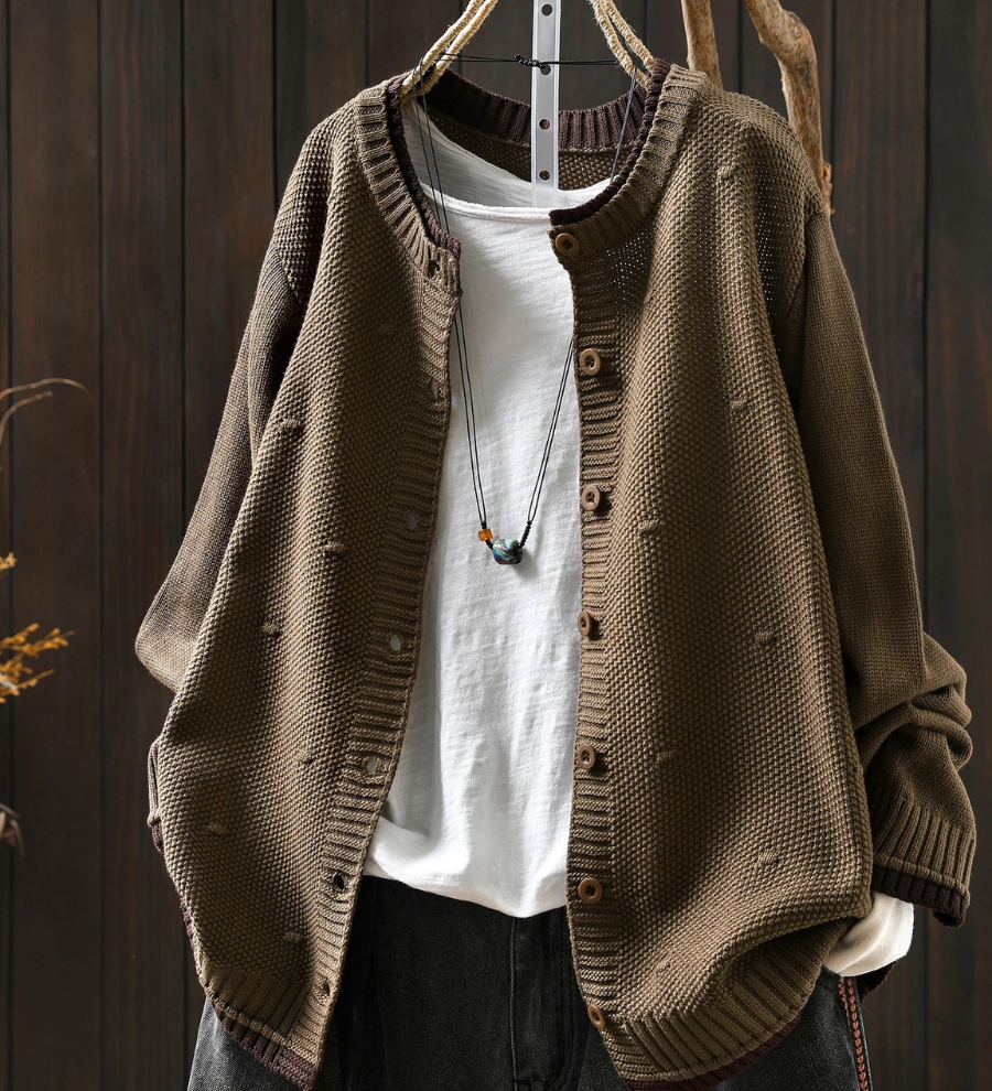 Isolde | Cardigan in maglia lavorata