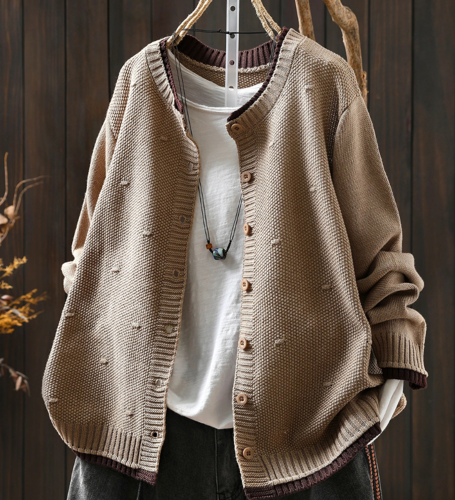 Isolde | Cardigan in maglia lavorata
