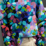 Maglione a Collo Alto Multicolore