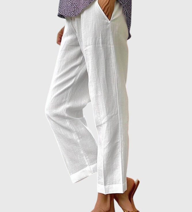 Elaine | Pantaloni Bianchi