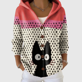 Loreta | Giacca in Maglia con Cappuccio