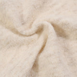 Rosalie™ | Cardigan in maglia a coste color crema con linguette abbottonate
