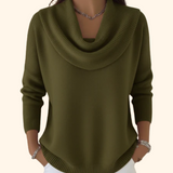 Juliette | Maglione con Collo Drappeggiato
