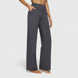 Hilary | Pantaloni Neri a Gamba Larga