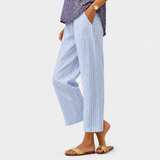 Pantaloni a Righe Azzurri