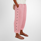 Bertha | Pantaloni a Righe con Bottoni