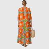 Robe charmante Alba con stampa floreale
