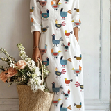 Abito maxi bohemien Evi