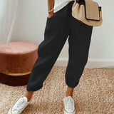 Pantaloni Fluidi Beige
