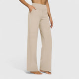 Hilary | Pantaloni Neri a Gamba Larga