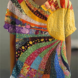 Lila | Camicia Patchwork Colorata