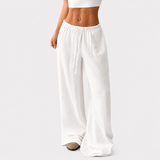 Pantaloni Ampi Bianchi