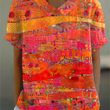 Isla | Camicia Astratta Colorata