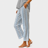 Pantaloni a Righe Casual