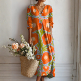 Robe charmante Alba con stampa floreale