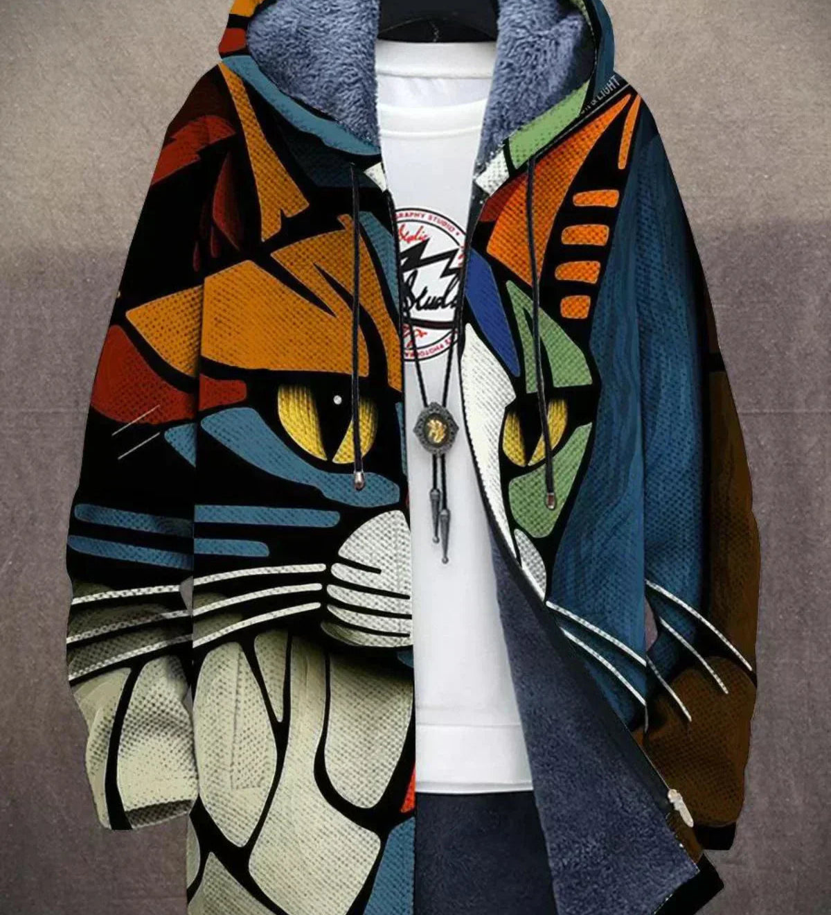 Jindalee™ | Cardigan Lussuoso dall'Ispirazione Artistica