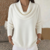 Juliette | Maglione con Collo Drappeggiato