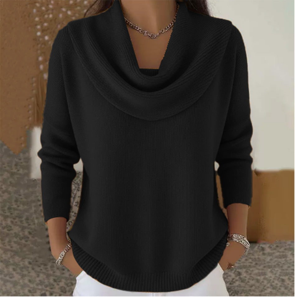 Juliette | Maglione con Collo Drappeggiato