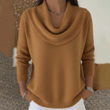 Juliette | Maglione con Collo Drappeggiato
