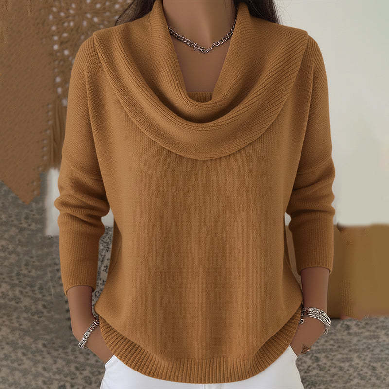 Juliette | Maglione con Collo Drappeggiato