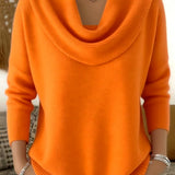 Juliette | Maglione con Collo Drappeggiato