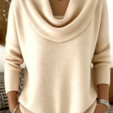 Juliette | Maglione con Collo Drappeggiato