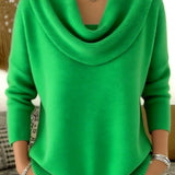 Juliette | Maglione con Collo Drappeggiato