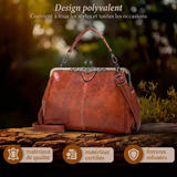 Lily | Borsa Vintage con Chiusura a Scatto