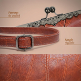 Lily | Borsa Vintage con Chiusura a Scatto