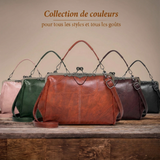 Lily | Borsa Vintage con Chiusura a Scatto