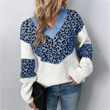 Gabriela | Maglione Leopardo con Collo a V