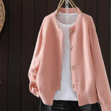 Elara | Cardigan con bottoni effetto perla