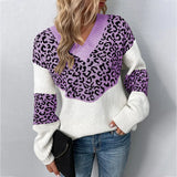 Gabriela | Maglione Leopardo con Collo a V