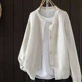 Elara | Cardigan con bottoni effetto perla